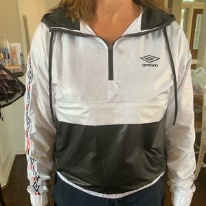 Umbro windbreaker quarter zip
